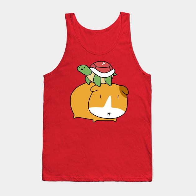 Guinea Pig and Tiny Turtle Tank Top by saradaboru